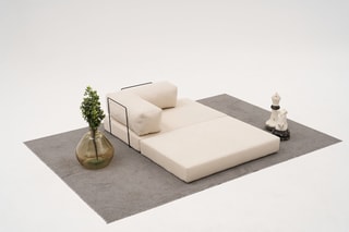 Chauffeuse modulable Comfort - Crème - Tissu chenille