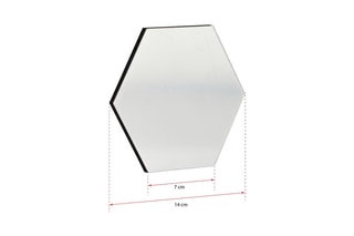 Miroir Hexagon - 12 pièces