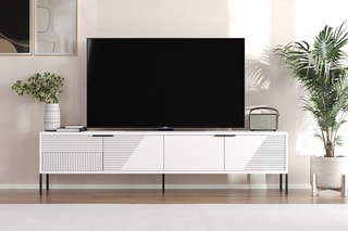 Meuble TV 2 abattants Dore  - 180 x 30 x 45 cm