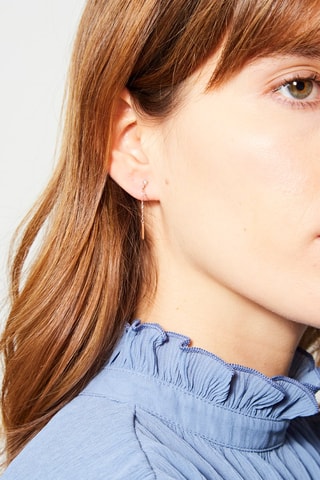 Boucles d'oreilles Thyoné Or rose et diamants