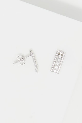 Boucles d'oreilles Cantate Or blanc et diamants