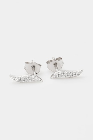 Puces Yama Or blanc et diamants