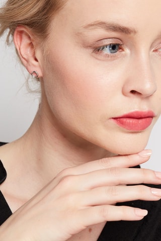 Boucles d'oreilles Or blanc et diamants
