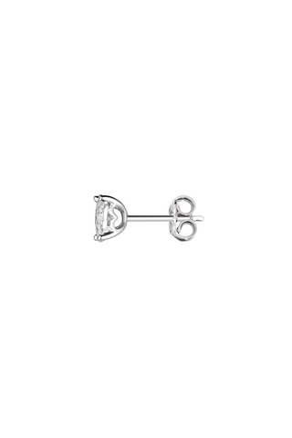 Boucles d'oreilles Belles Puces Or blanc et diamants