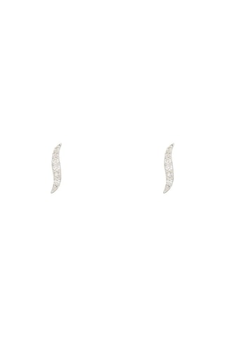 Puces Or blanc et diamants