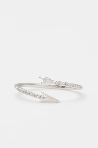 Bague Flechas Or blanc et diamants