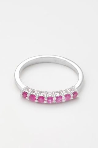 Bague Abygail Or blanc et rubis