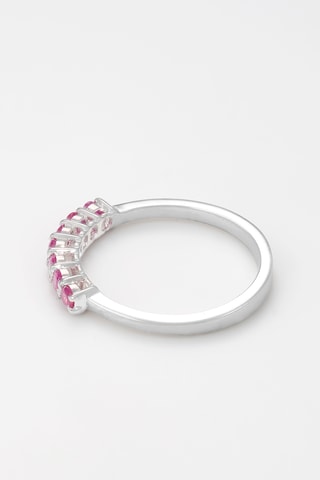Bague Abygail Or blanc et rubis