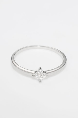 Bague Alba Or blanc et diamants