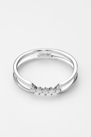 Bague Davina Or blanc et diamants