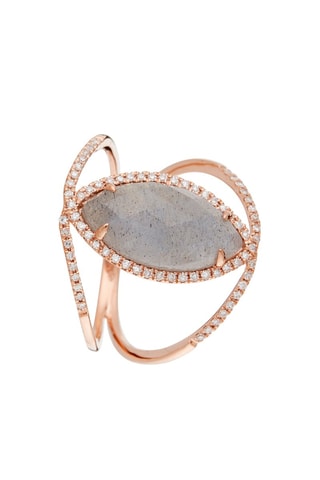 Bague Energie Or rose et diamants