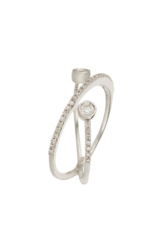 Bague Or blanc et diamants