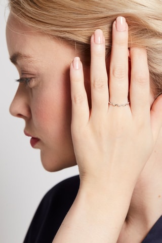 Bague Or blanc et diamants