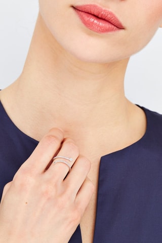 Bague Or blanc et diamants