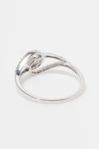 Bague White & White 
Or blanc et diamants
