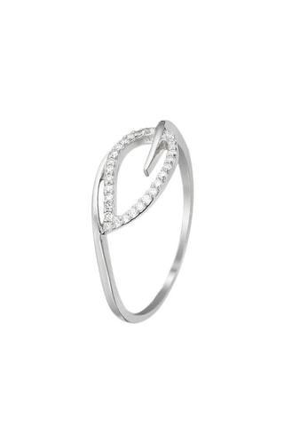 Bague Feuille enchanteresse  Or blanc et diamants