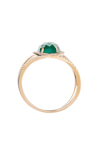 Bague Energie  Or rose, diamants et agate