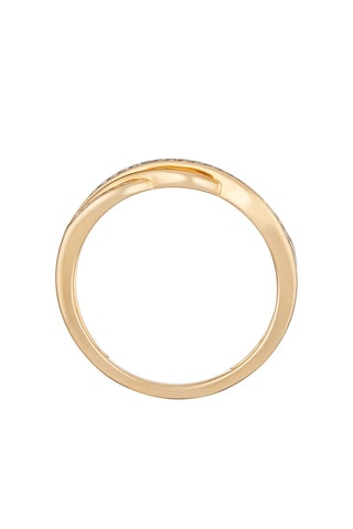 Bague Beautiful Waves Or jaune et diamants