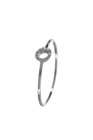 Bague Pretty bubble 
Or blanc et diamants