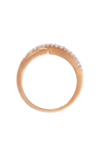 Bague Entrelacements Or jaune et diamants
