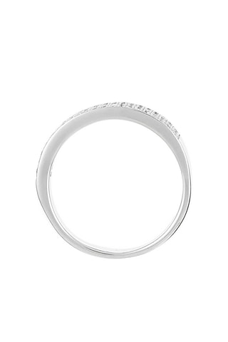 Bague Allée Romantique   Or blanc et diamants