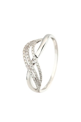 Bague Incommensurable 
Or blanc et diamants