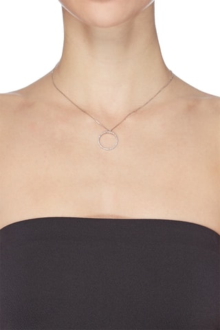 Pendentif Cercle Merveilleux Or blanc et diamants