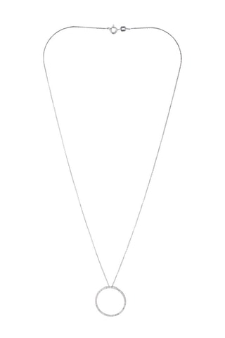 Pendentif Cercle Merveilleux Or blanc et diamants