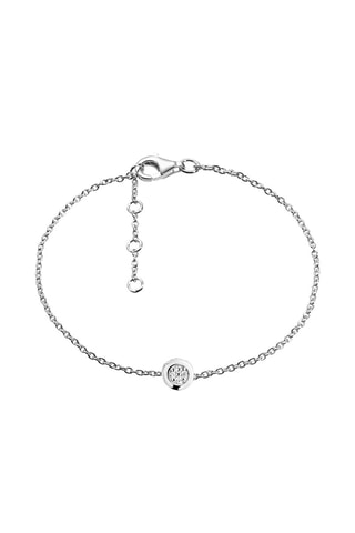 Pulseira Prata e diamantes
