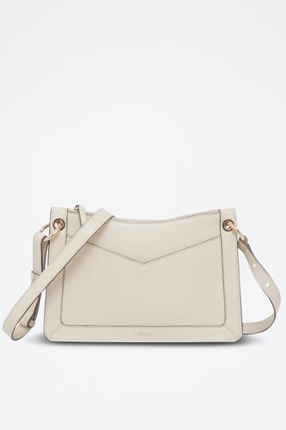 Leren Clutch Siloe -  Beige
