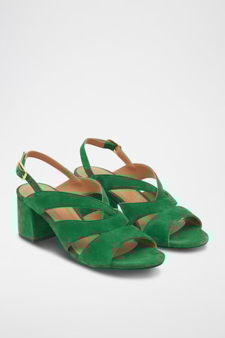 Nubuck Sandalen Selia - Groen