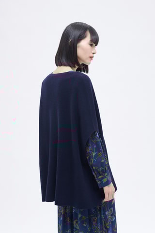Oversized Wollen en Kasjmier Trui Mathew - Marineblauw