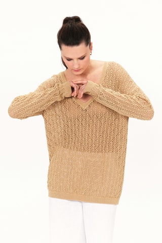 Linnen Trui Menzo - Beige