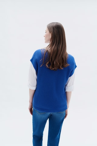 Wollen Spencer Mcurt - Blauw