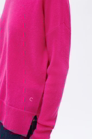 Kasjmier Trui Mthelmie - Fuchsia