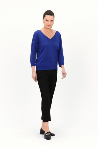 Linnen Trui Alicia - Blauw