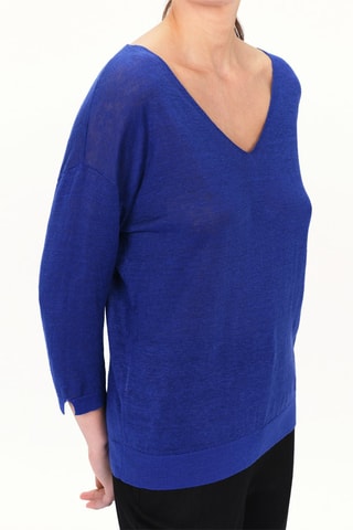 Linnen Trui Alicia - Blauw