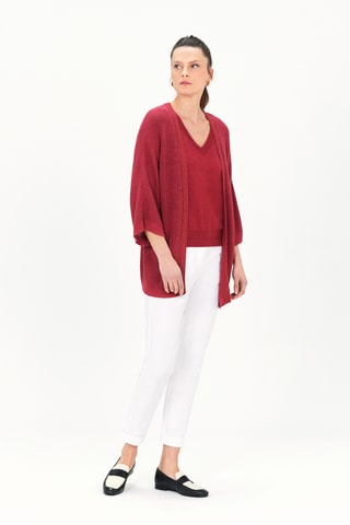 Vest Marinella - Steenrood