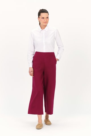 Linnen Broek Wide Legs Pandi - Roze