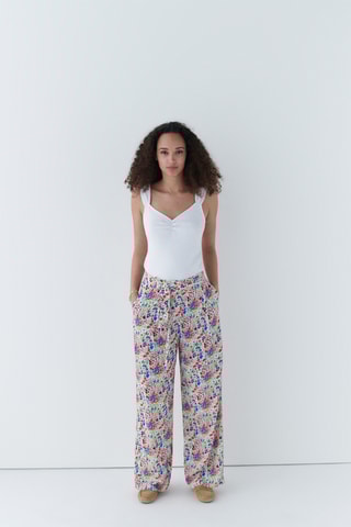 Casual Broek Pampille - Wit