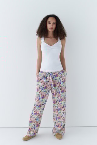 Casual Broek Pampille - Wit