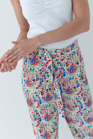 Casual Broek Pampille - Wit