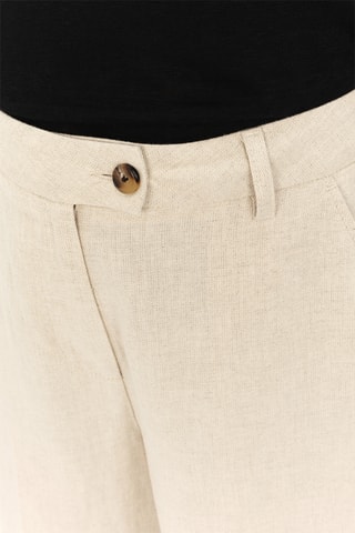 Linnen Broek Paix - Beige
