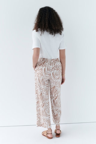 Linnen Broek Wide Legs Pandi - Wit