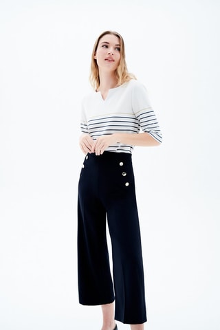 Rechte 7/8 Broek Panina - Marineblauw