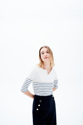 Rechte 7/8 Broek Panina - Marineblauw