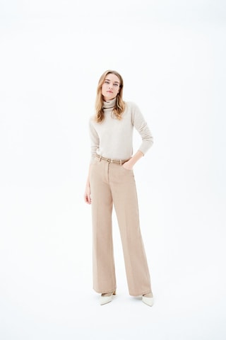Broek wide legs Bryan - Beige