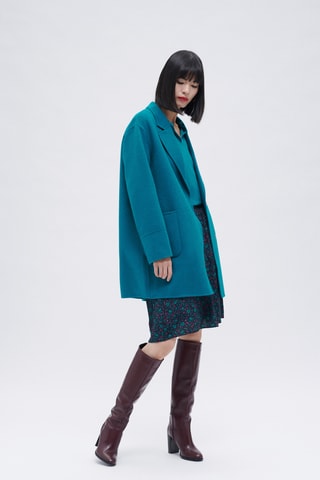 Korte Wollen Ginger - Turquoise