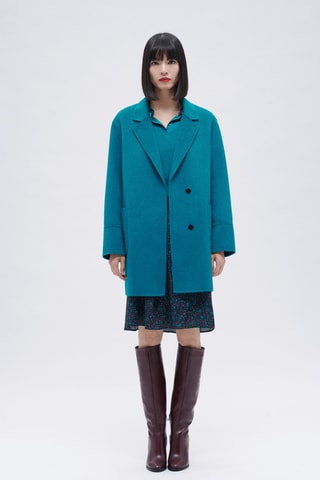 Korte Wollen Ginger - Turquoise