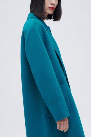 Korte Wollen Ginger - Turquoise